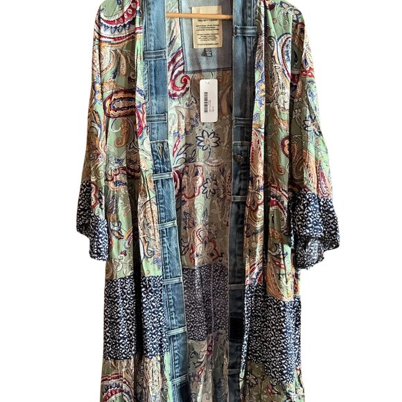 NWT BOHO Long Cardigan DESIGNED IN CANADA | MADE IN THAILAND | Eco Conscious - Picture 10 of 10